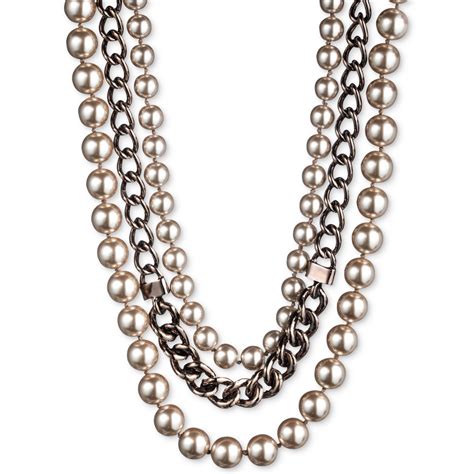 givenchy pearl necklace|givenchy swarovski necklace.